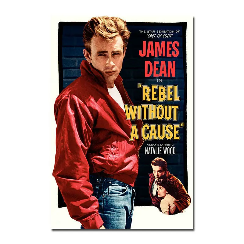 James Dean Rebel Without a Cause Film Movie Art Poster