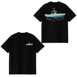 Pelagic Fishing Co Boat T-Shirt, Offshore Sportfishing Graphic Tee, Deep Sea Fishing Shirt for Anglers and Boat Lovers
