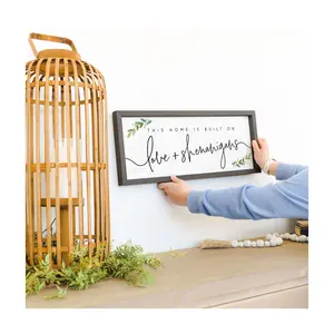 Sincere Surroundings 24" Love + Shenanigans Farmhouse Frame
