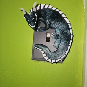 Dragon Guard Light Switch Cover With Glow In The Dark Horns