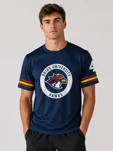 2026 Off Campus Briar University Jersey Summer O-neck Short Sleeve Shirt Graham Tucker 44 Tees Activewear Tee Unisex Sportswear