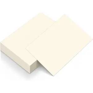 50 Sheets 8.5 x 11 Cream Ivory Off White Cardstock Printer Paper, Perfect for Card Making, Office Printing and Wedding