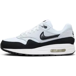Youth Nike Air Max 1 White/Black-Pure Platinum (DZ3307 106) (GS)