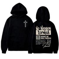 hooded sweatshirt-black