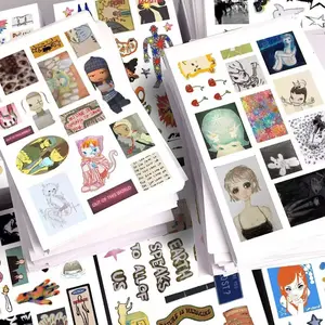 146 Vintage Retro Style Stickers Set for Phone Cases, Laptop, Luggage, Refrigerator Decoration, Floral Pattern Sticker, Unique DIY Decals