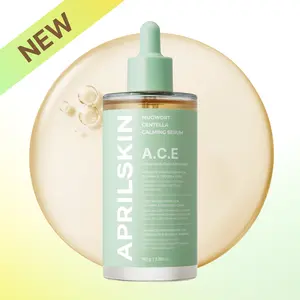 Greenish A.C.E Mugwort Centella Serum for Soothing & Calming ｜3-Second Claming｜Mugwort Leaf Water 50% + Centella Leaf Water 40% for Troubled Skin｜Korean Skin Care