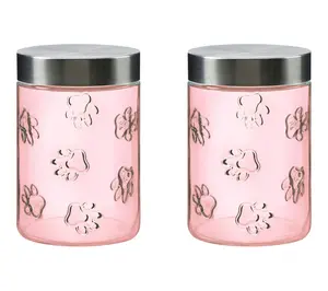 10 Strawberry Street Set of 2 Maxwell Treat Canister, Medium
