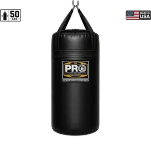 ProBoxing® 50 lbs Heavy Punching Bag - Black