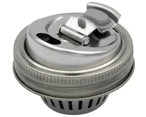 Jarware Stainless Steel Leak Resistant Fruit Infusion Drinking Lid for Mason Jars