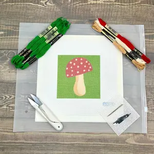 Mushroom Needlepoint Kit