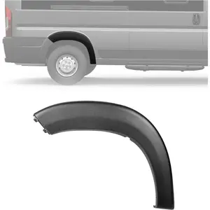 Rear Molding Wheel Trim Fender Flare Compatible with 2019-2022 Dodge Ram Promaster 1500 2500 3500 Wheel Molding End Cap Cover Trim - Right Passenger Side