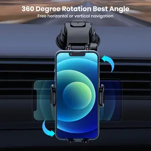 Adjustable Car Dashboard Phone Holder, Car Phone Holder with Suction Cup, Universal Car Phone Navigation Holder, Car Interior Accessories, Car Phone Stand