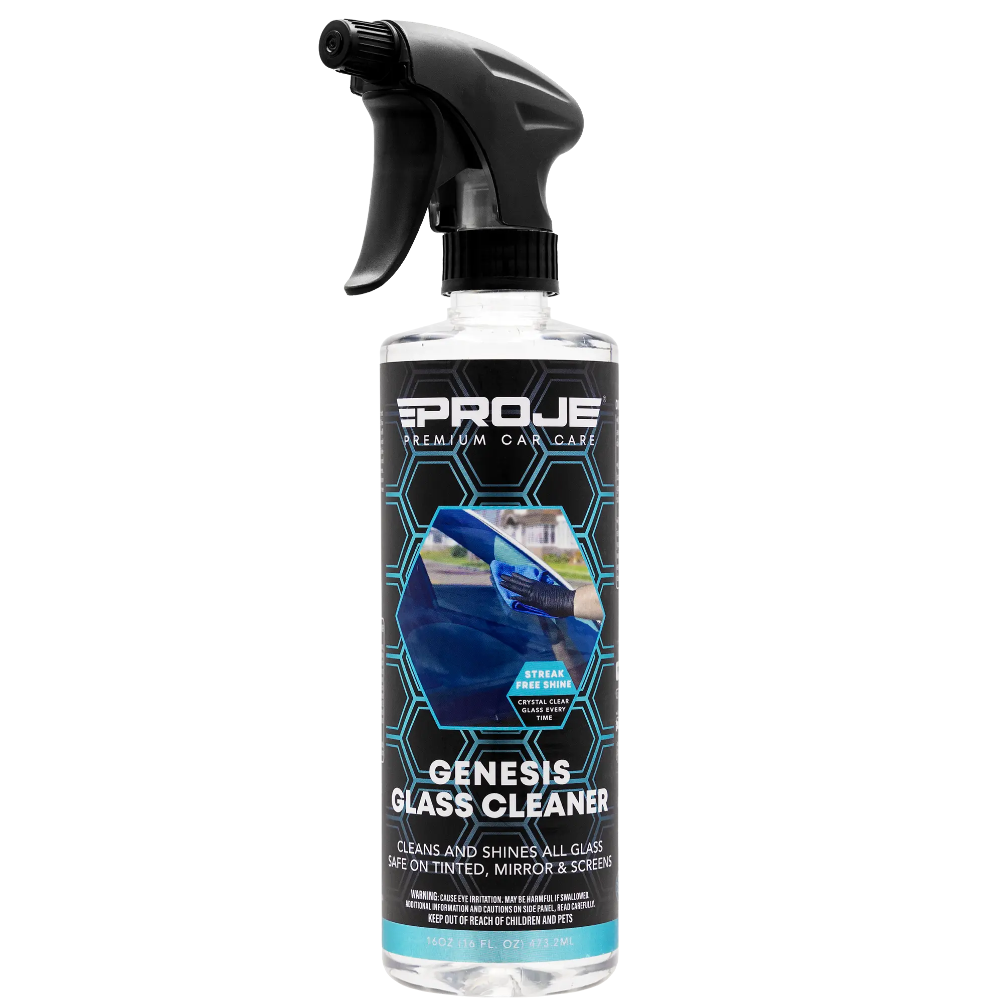 Genesis Glass Cleaner - No Streak Clarity Enhancing Window Cleaner - Safe on Tinted Window