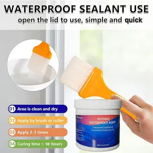 350z Transparent Waterproof CoatingInvisible WaterproofAgent ,Transparent WaterproofSealan,Indoor & Outdoor Waterproof Coating