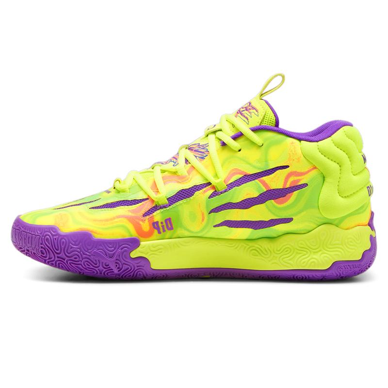 PUMA Womens Mb.03 Spark Basketball Sneakers Shoes - Yellow