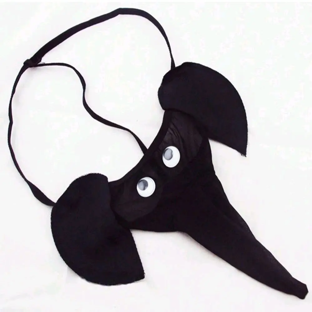 1pc Sexy Men’s Underwear Elephant G-string Cartoon Characters Role Play Style