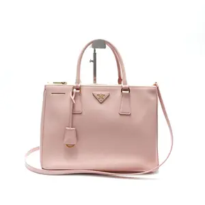 Pre-owned PRADA Calfskin Shoulder Bags Galleria Medium Pink Shoulder Bag T10431992