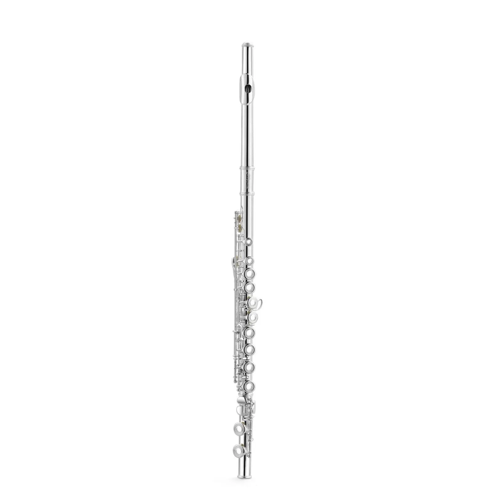 Eldon by Antigua Nickel-Silver Plated Flute, Balanced Design, Plateau Key System, Comfortable Weight for Beginner Wind Instrument Enthusiasts