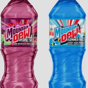Mountain Dew Super Nova/ Summer freeze 20 oz