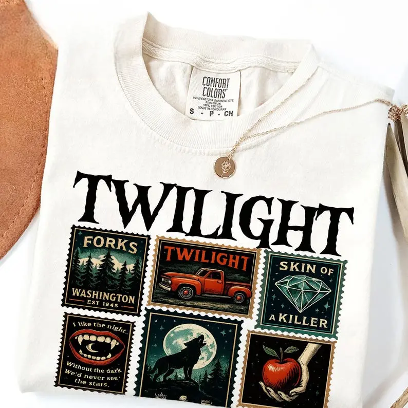 Comfort Color Twilight Inspired City Of Forks Shirt , Hoa Hoa Hoa Season T shirt, Forks Washington Tee, Book Lover Gift