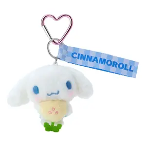 Cinnamoroll Plush Mascot Keychain (Pastel Check Series) Cinnamoroll Plush Mascot Keychain (Pastel Check Series)