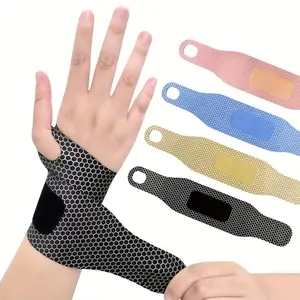 Breathable Wrist Brace for Men & Women, Adjustable Elastic Support Strap, Wrist Wraps, Compression Fixed Band for Daily Use, Office, Exercise, Fitness