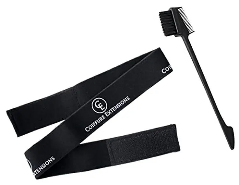 Coiffure Extensions Elastic Lace Melting Bands With Edge Brush With Adjustable Band