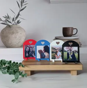 Heart Icon - Mini | Photo Magnet Frame | Fridge Magnet Frame | Decor Versatile and Stylish Magnet Organizer