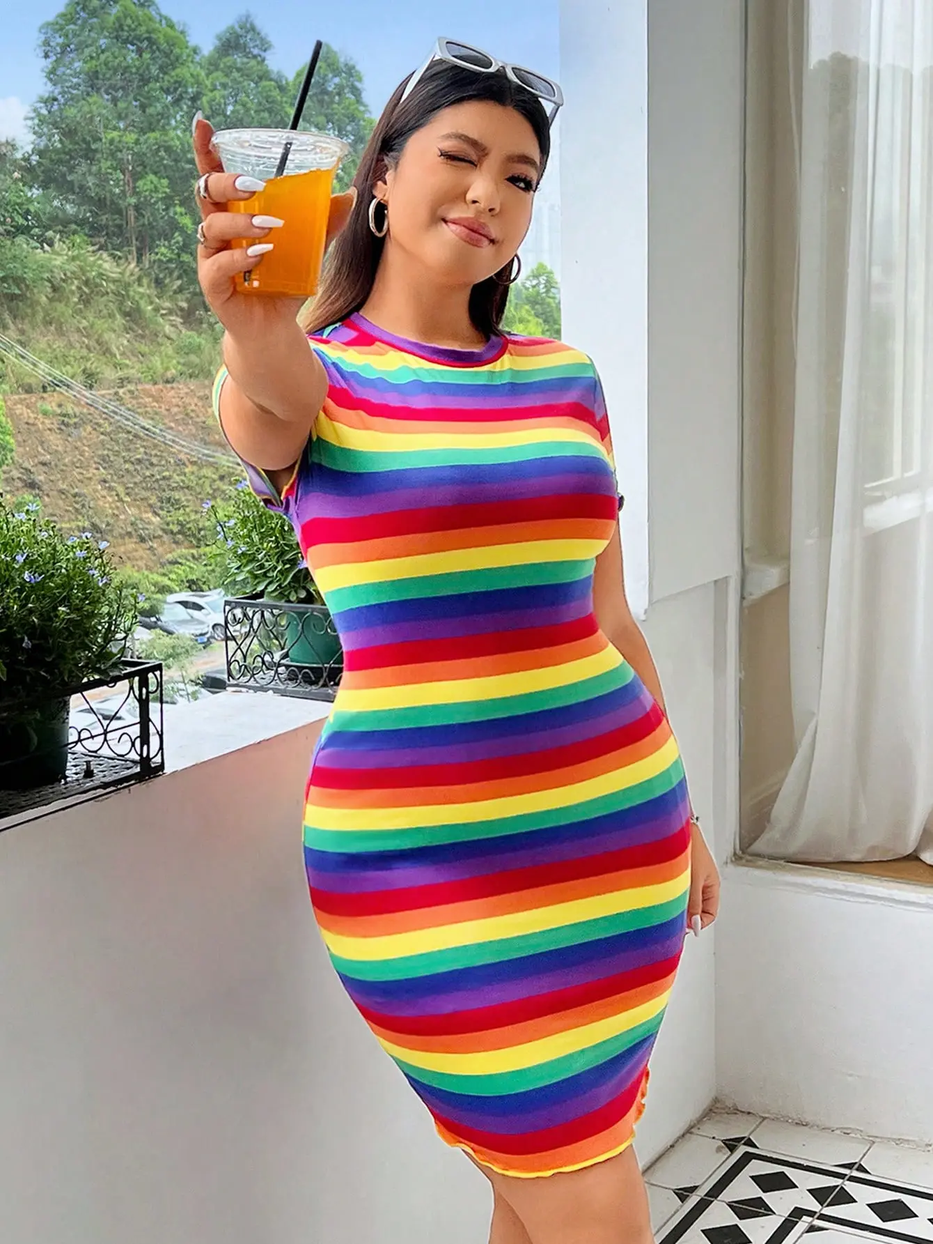 plus size bodycon summer dresses Elegant Plus Size Bodycon Spaghetti Strap Dress for Spring and Summer   Canary Houze