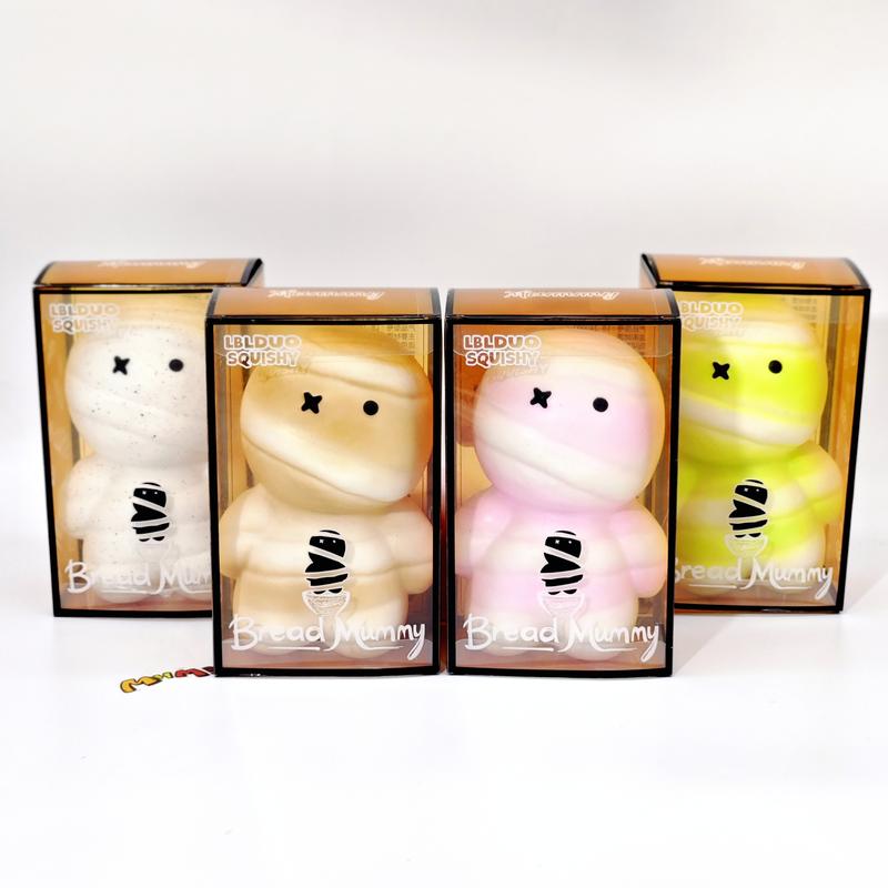 MHM Squishy Wind-Bread Buddy Stress Relief Toy - Sticky, Moist, Soft, Slow-Bouncing Foods Sensory Tool for Tactile Relaxation 9.65x6.89x4.13in