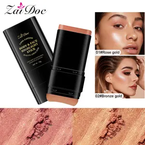 Dual-Ended Highlighter Liquid & Contouring Liquid For Face Shaping, Makeup, Cosmetic, Long-Lasting,Highlighter & Contour Duo, Perfect For Cool Tones, Buildable, Ultra-Blendable Contour, For All Skin Tones