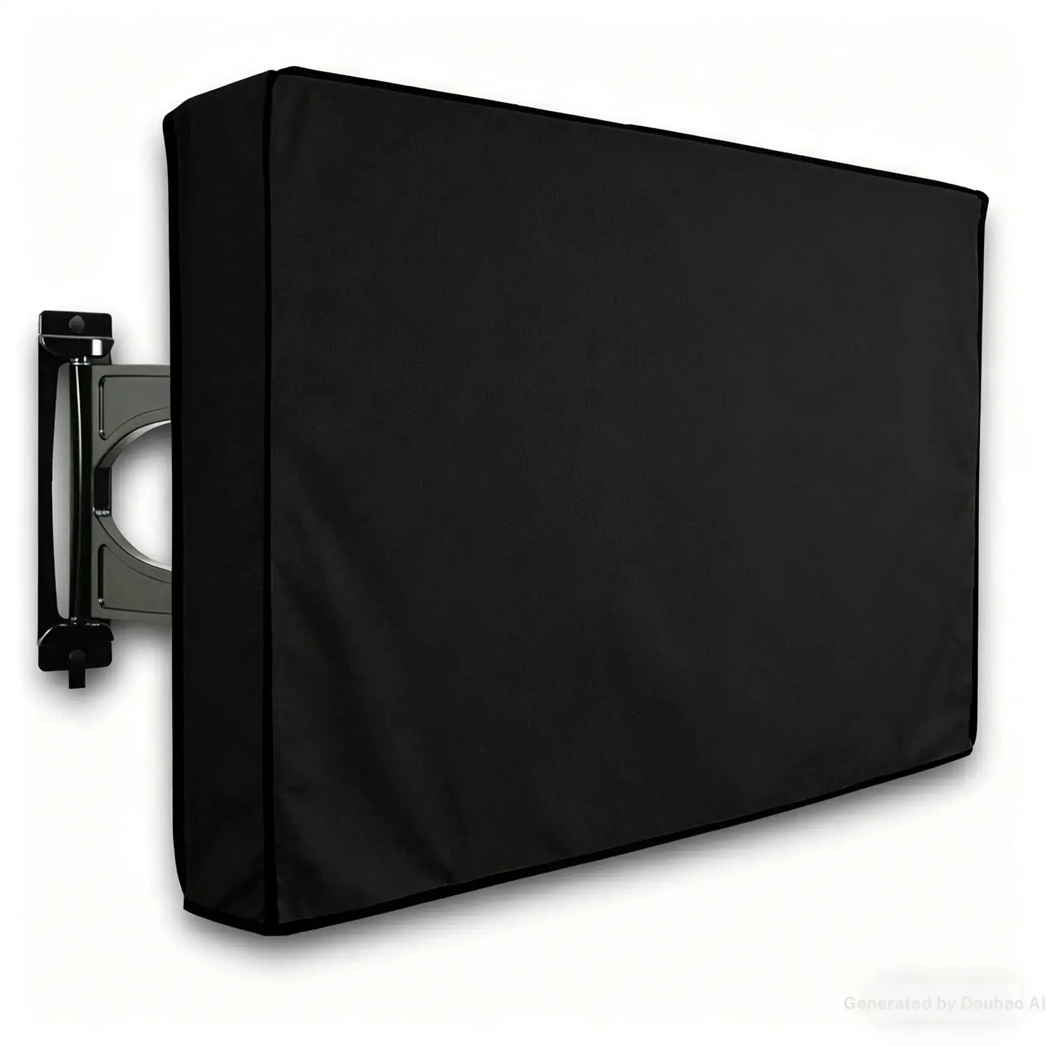 Outdoor TV Cover, Weatherproof with Zipper, 600D Thick Fabric, Protective Case for Flat Screen TVs, Durable and Reliable