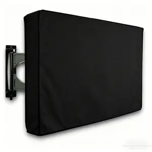 Outdoor TV Cover, Weatherproof with Zipper, 600D Thick Fabric, Protective Case for Outdoor Flat Screen Tvs, Durable and Reliable