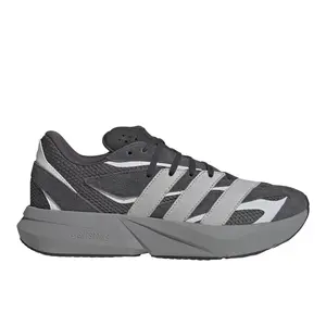 adidas Mens Lightblaze Lace Up Sneakers Shoes Casual - Black, Grey