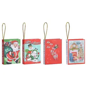 Mr. Christmas Set of 4 Vintage Christmas Gift Card Holders
