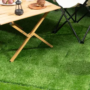27pcs 12x12in Realistic Grass Tiles - Instant Pet-Safe Lawn, 1-Minute Interlocking Setup for Indoor/Outdoor #DIYGarden #IndoorOutdoor #PetFriendly
