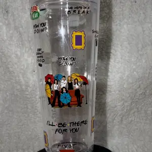 24oz glitter globe acrylic tumbler