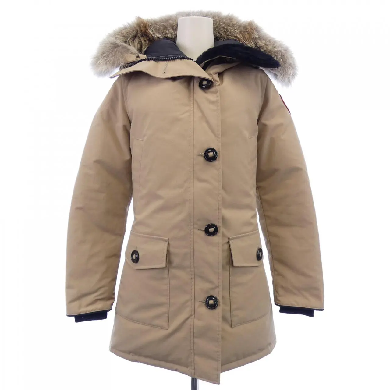 Pre-owned Canada Goose Nylon Small Leather Goods BRONTE Down Coat