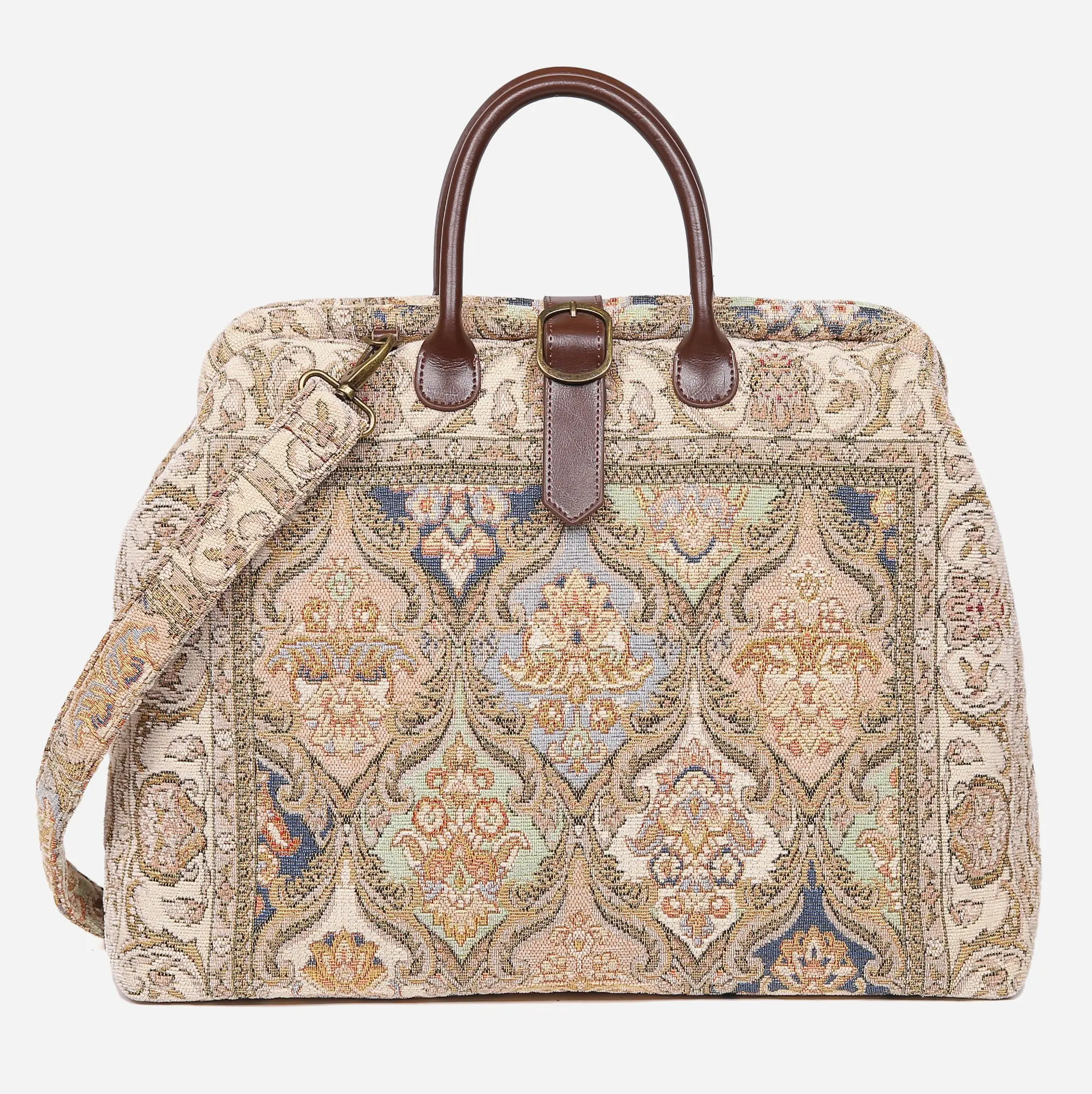 Golden Age Beige Mary Poppins Weekender