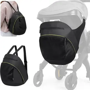 Baby Stroller Hanging Bag, 1 Count Large Capacity Stroller Storage Bag, Multifunctional Baby Stroller Bag, Travel Bag for Baby Stroller, Travel Gift