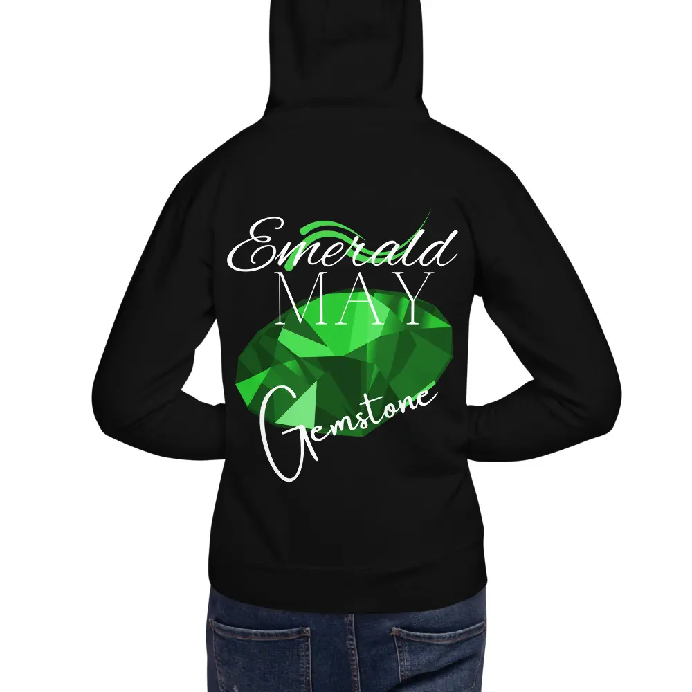 Emerald May Gemstone Unisex Hoodie