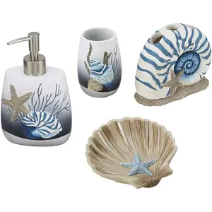 Toothbrush Holder, Oceanscape Inspired Bathroom Decor