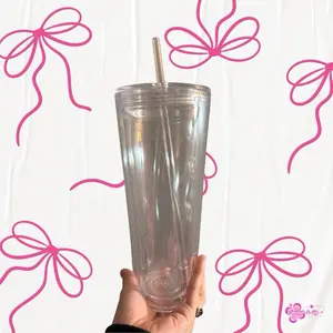 24oz acrylic snow globe