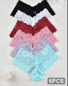 Women's 12pcs Solid Color Seamless Thong, Soft Comfy Breathable Drop Waist Panty for Daily Wear, Underwear for All Seasons floral design lingerie collection lace sexy lingerie set bikini