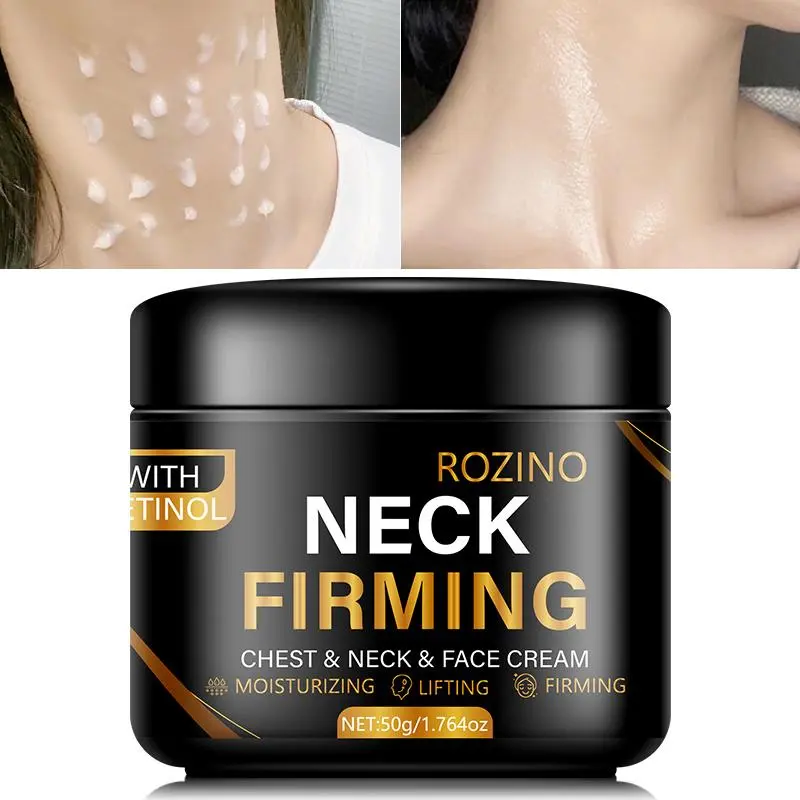 Neck Firming Cream with Retinol, Moisturizer, Hydrating Neck Moisturizer, 1 Box Chest & Face Lifting Cream, Deep Nourishment Neck Care Product for Women, Skin Care Product for Daily Use