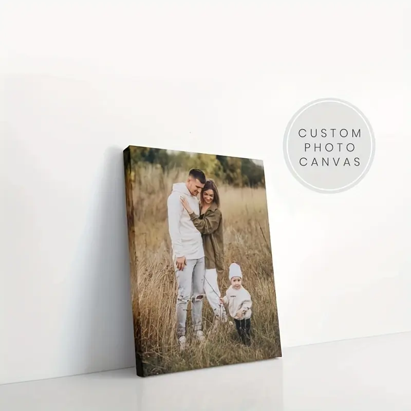 1pc Unframed Custom  Poster, Personalized Your Image Custom Upload Photo To Poster Printing, Ideal Gift For Bedroom Living Room Corridor, Wall Art, Wall Decor, Winter Decor, Wall Decor, Room Decoration rimless