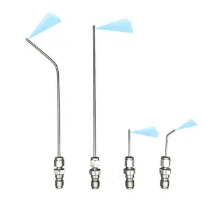 SnapFixMate Heavy Duty Hose High-Pressure Washer Spray Nozzle Kit for Drum Washing Machine & AC 1/4 Inch Quick Connect 4 Pack Straight/Side Spray Nozzles 7cm & 22.5cm 40° Tips 1-2GPM