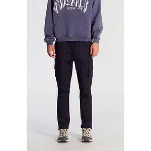 Pacsun Men's Stretch Black Slim Cargo Pants