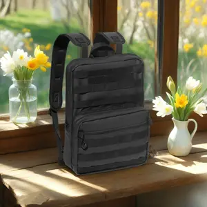 Multifunctional outdoor tactical backpack, commuter backpack, laptop bag, casual double shoulder backpack with molle webbing