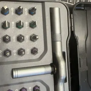 DEEOEE 24-in-1 Magnetic Rotary Ratchet Screwdriver Set | Multi-function Repair Tool with Detachable Handle for DIY & Professional Use